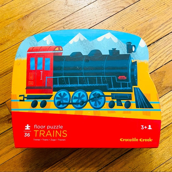 🎉2X HP🎉Trains Floor Puzzle - 20” x 27” 36 Pieces - Picture 3 of 13